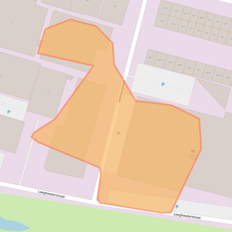 Kaart van postcodegebied 3364AG.