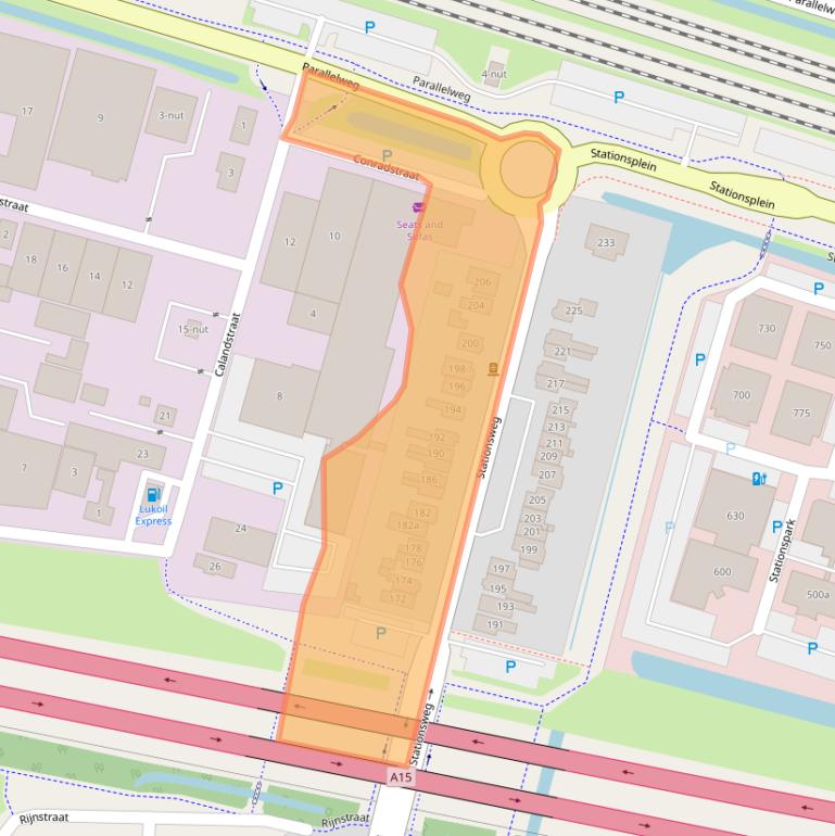 Kaart van postcodegebied 3364AP.