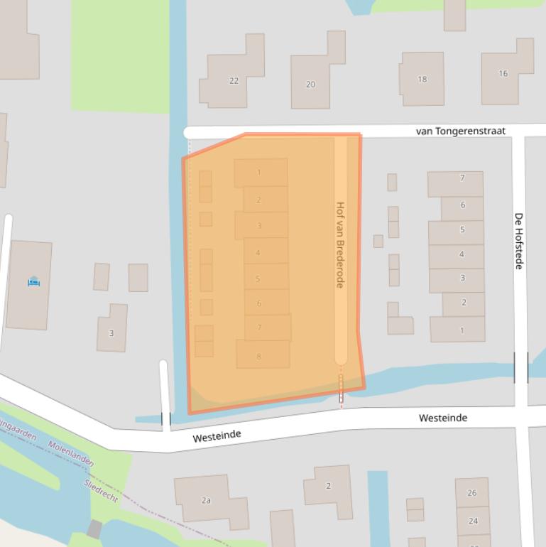 Kaart van postcodegebied 3366BW.