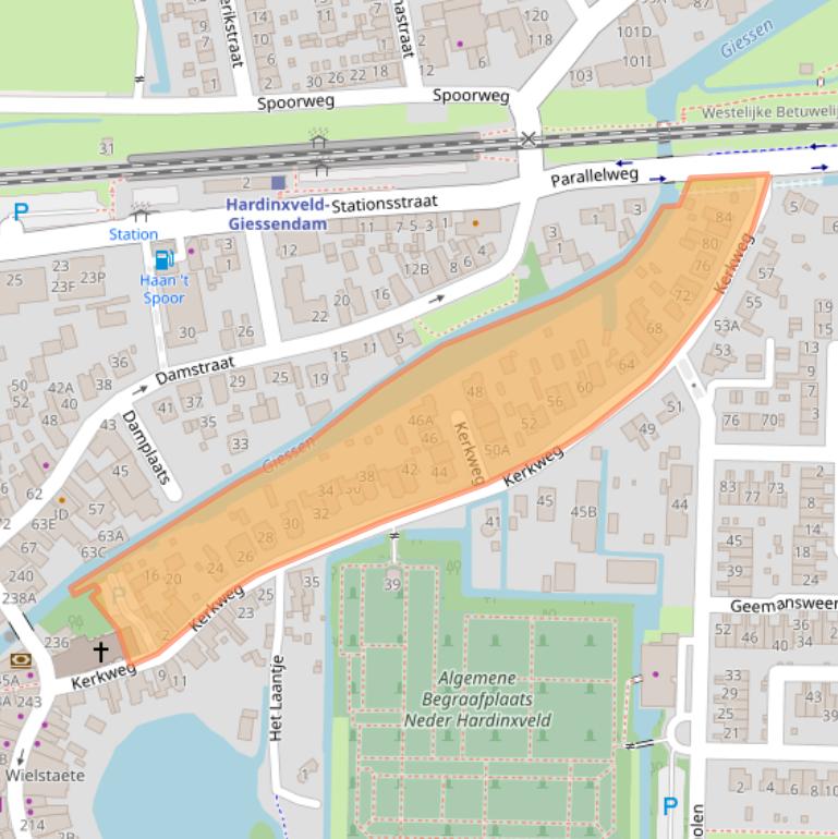 Kaart van postcodegebied 3371AG.
