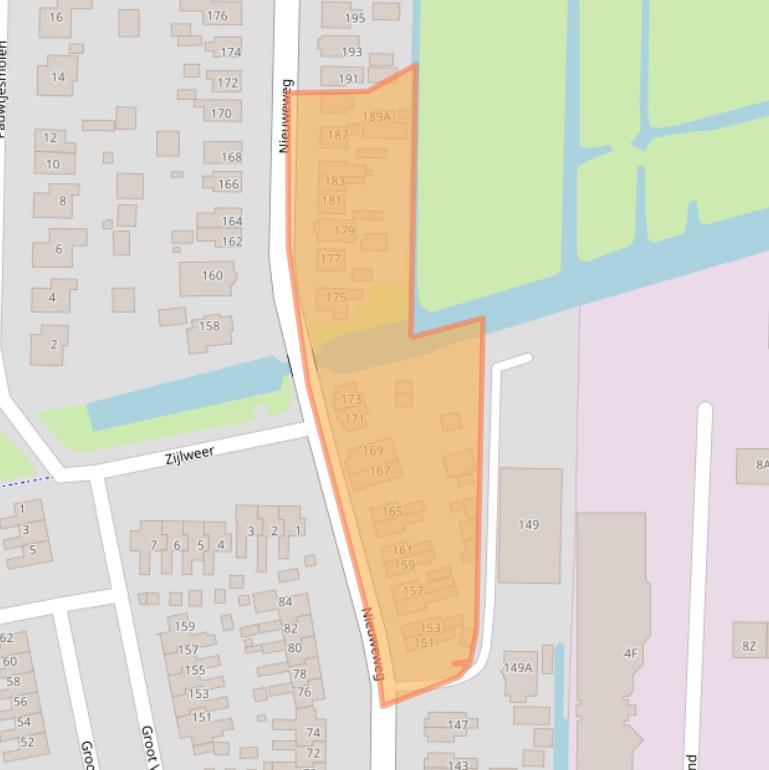 Kaart van postcodegebied 3371CM.