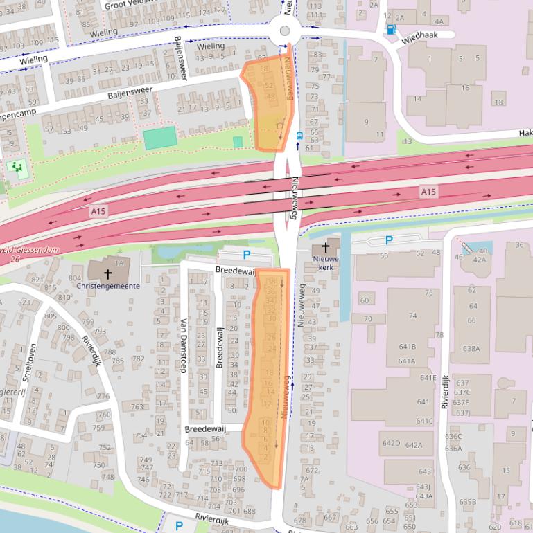 Kaart van postcodegebied 3371CP.