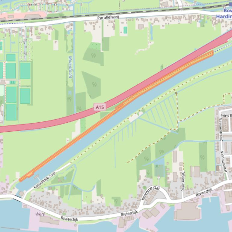 Kaart van postcodegebied 3371EA.