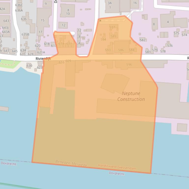 Kaart van postcodegebied 3371ED.