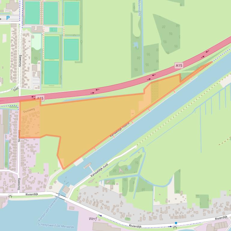 Kaart van postcodegebied 3371ER.