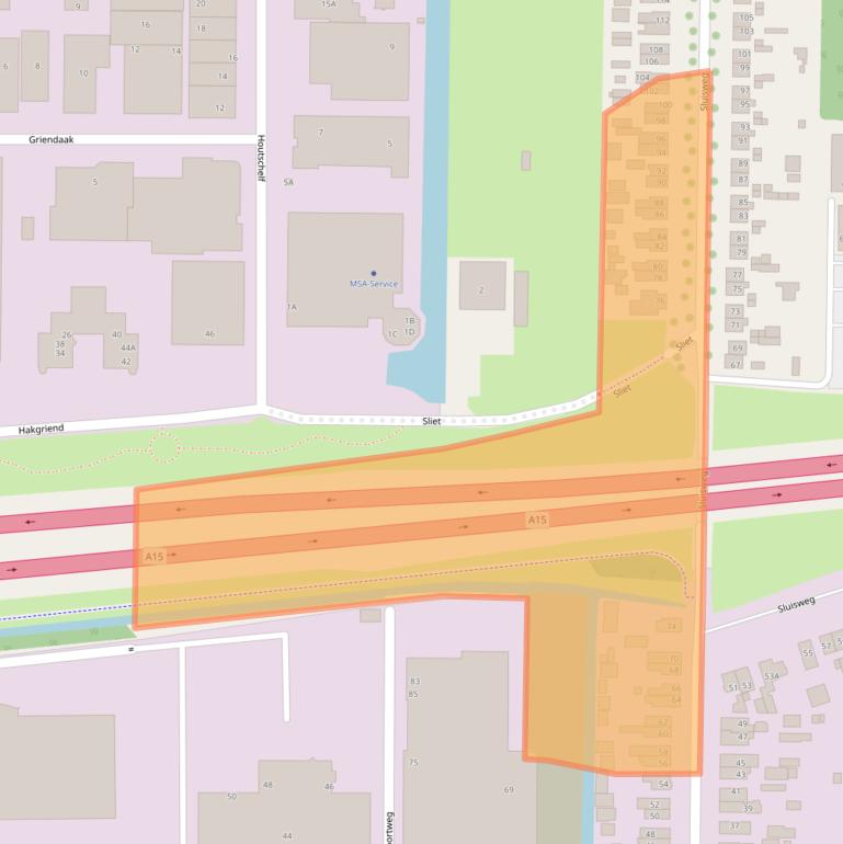 Kaart van postcodegebied 3371EW.