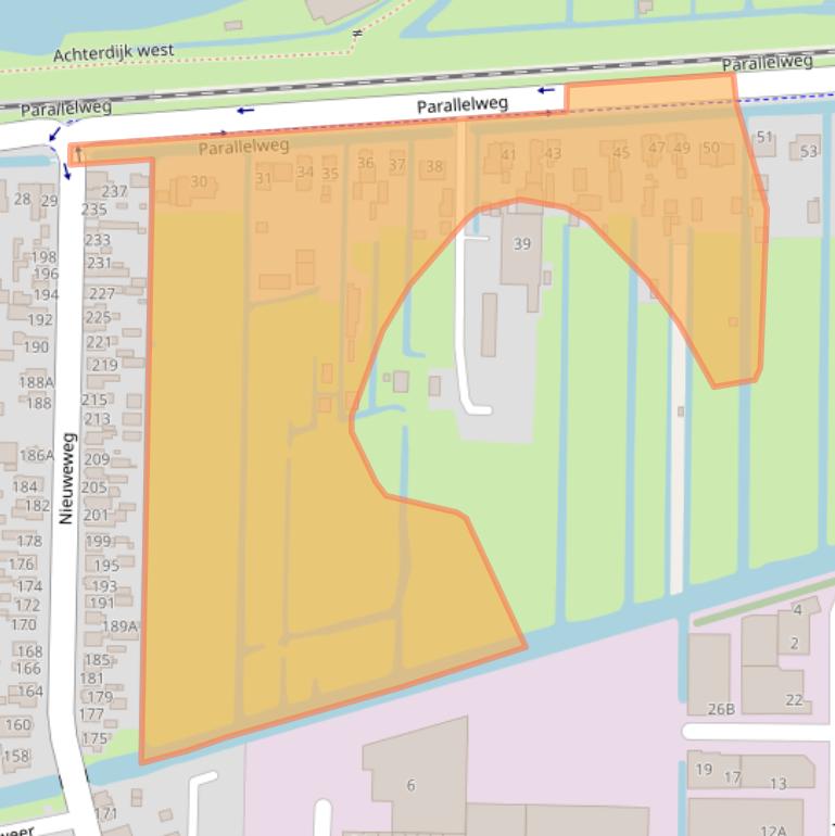 Kaart van postcodegebied 3371GB.