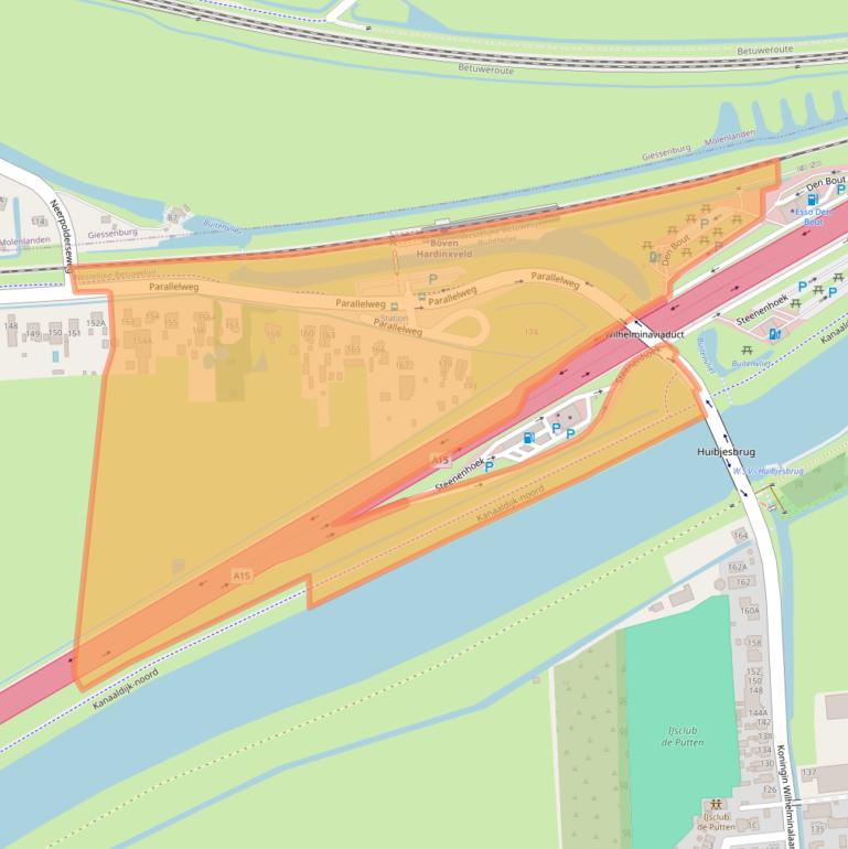 Kaart van postcodegebied 3371GH.