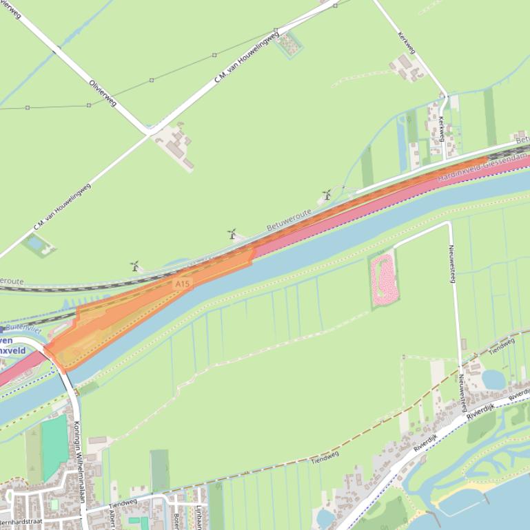 Kaart van postcodegebied 3371GX.