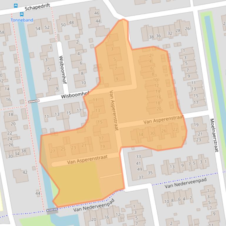 Kaart van postcodegebied 3371HR.