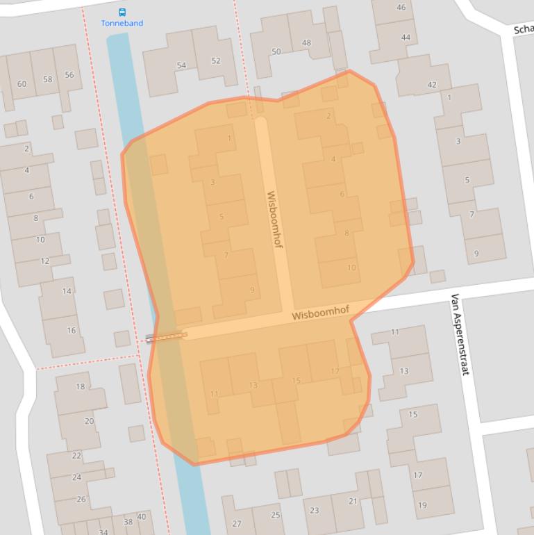 Kaart van postcodegebied 3371HZ.