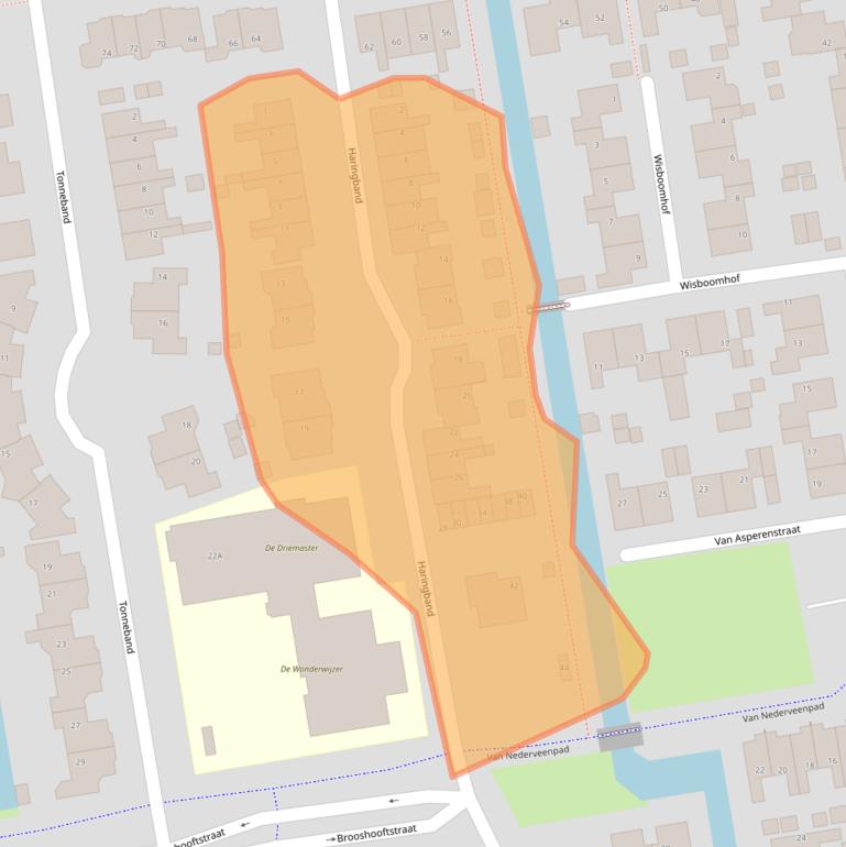 Kaart van postcodegebied 3371JA.