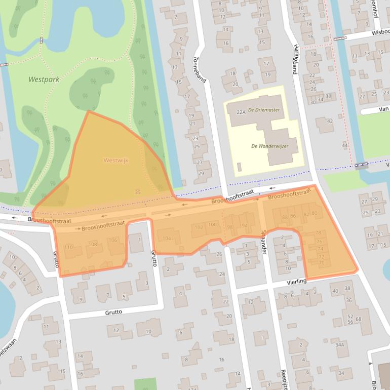 Kaart van postcodegebied 3371JK.