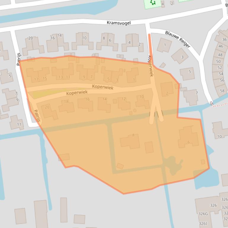Kaart van postcodegebied 3371JS.