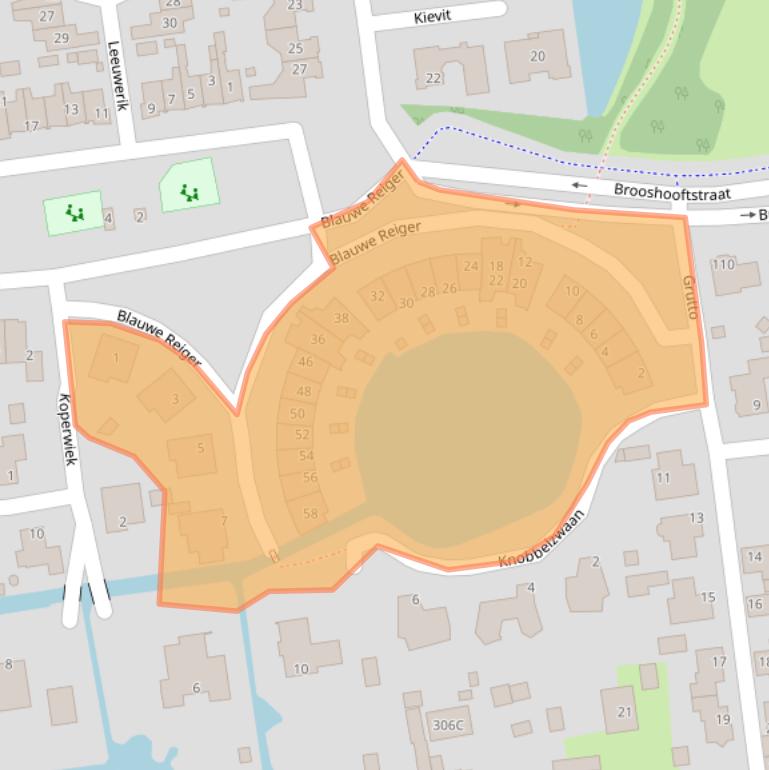 Kaart van postcodegebied 3371JV.