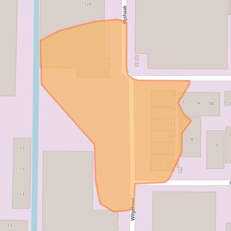 Kaart van postcodegebied 3371KE.