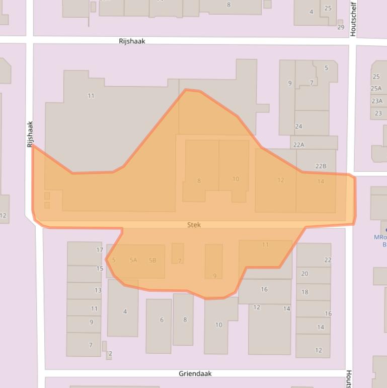 Kaart van postcodegebied 3371KG.