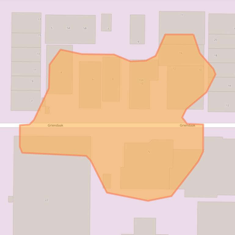 Kaart van postcodegebied 3371KH.