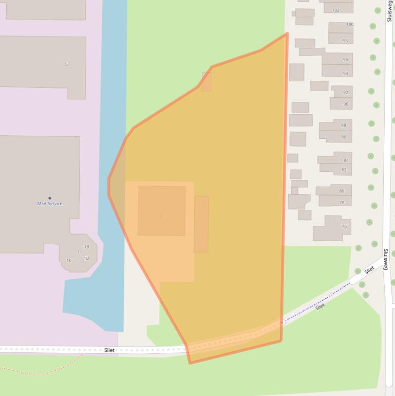 Kaart van postcodegebied 3371KK.