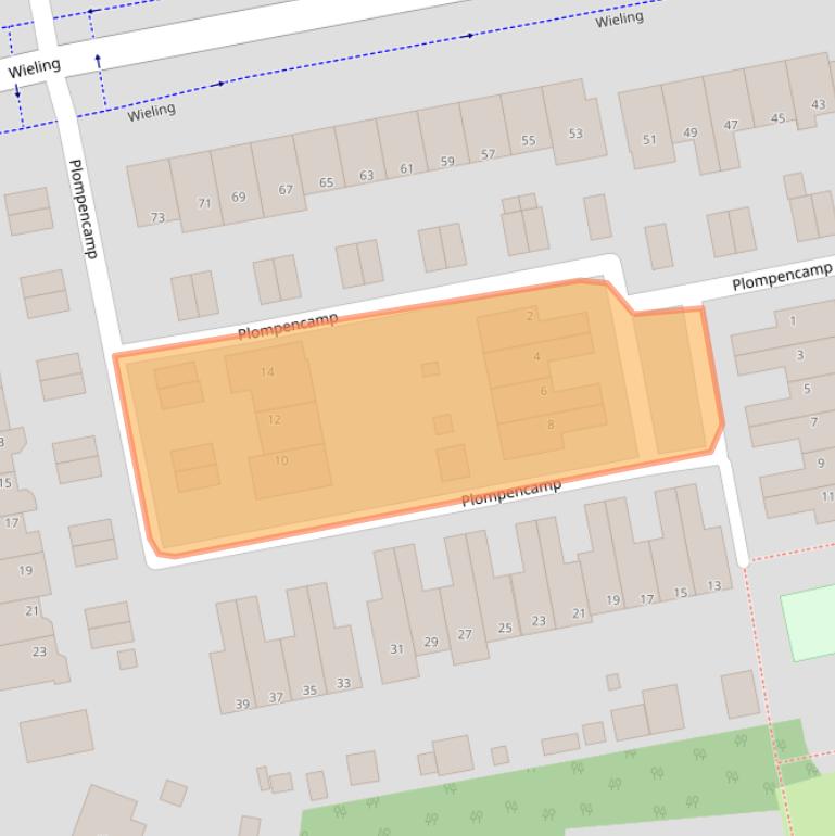 Kaart van postcodegebied 3371PE.