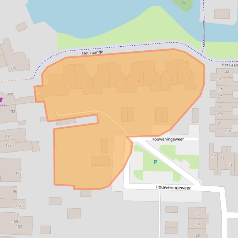 Kaart van postcodegebied 3371PT.