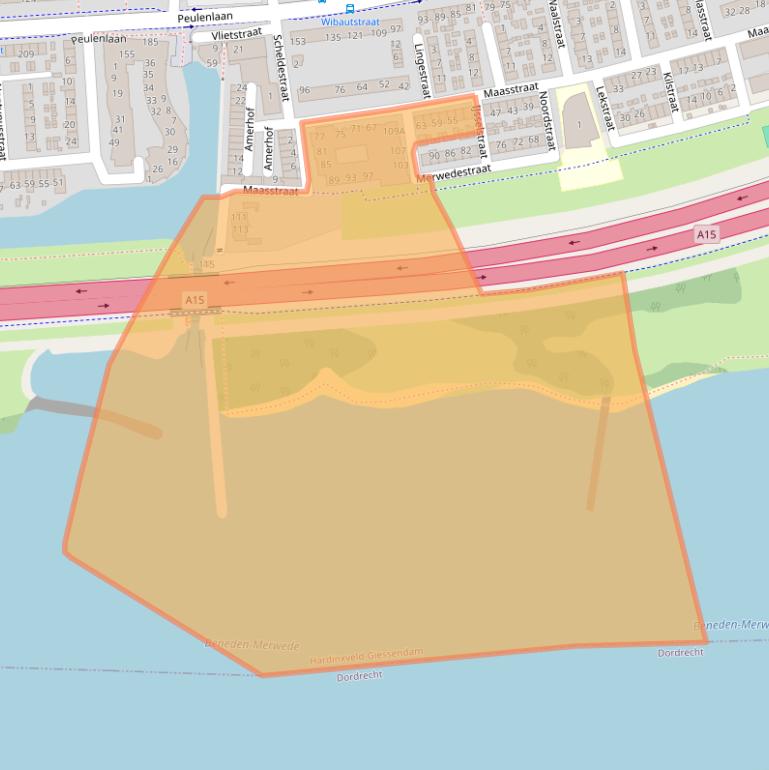 Kaart van postcodegebied 3371SK.