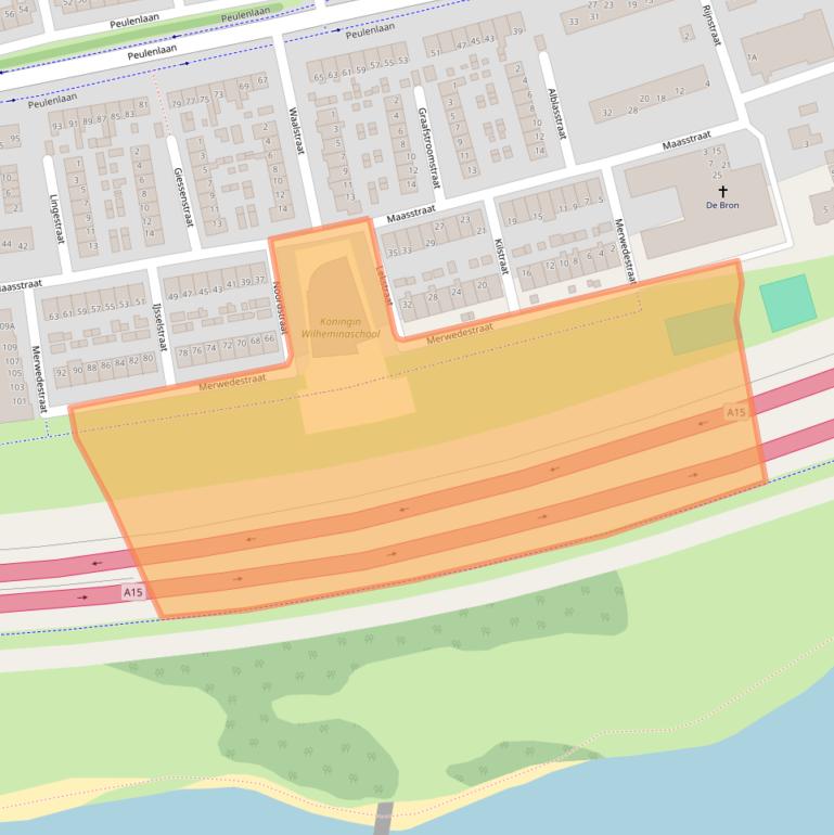 Kaart van postcodegebied 3371SP.