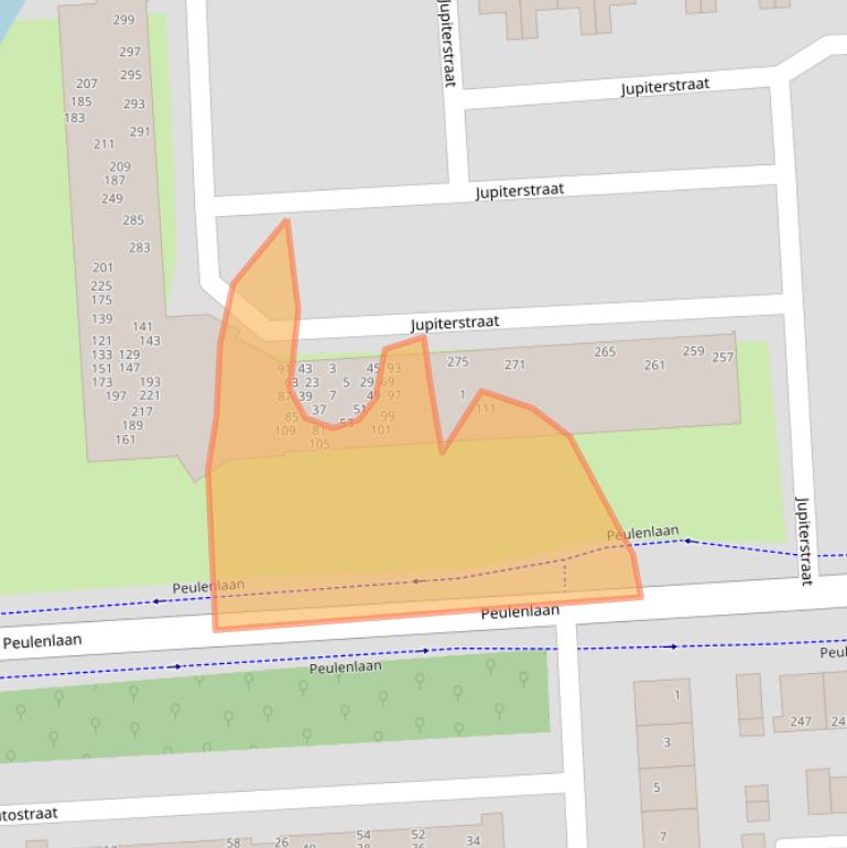Kaart van postcodegebied 3371TB.