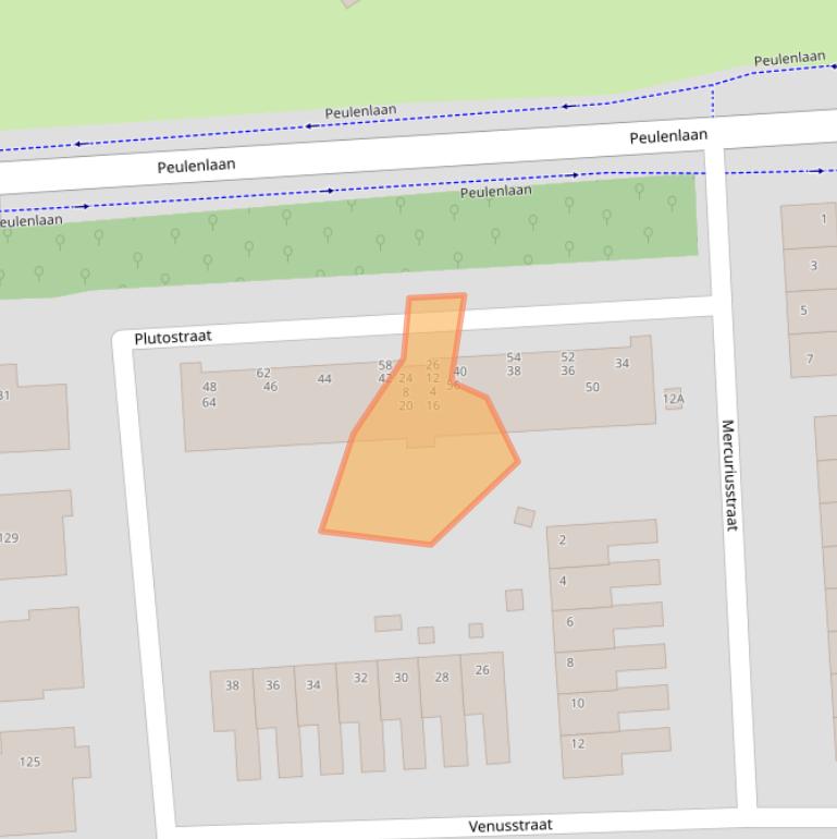 Kaart van postcodegebied 3371TJ.