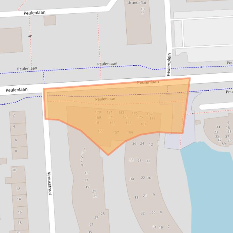 Kaart van postcodegebied 3371XK.