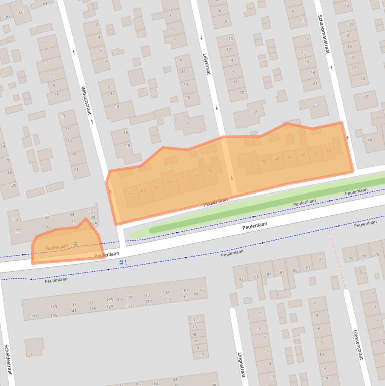 Kaart van postcodegebied 3371XN.