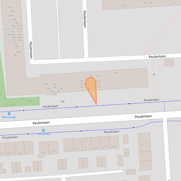 Kaart van postcodegebied 3371XP.