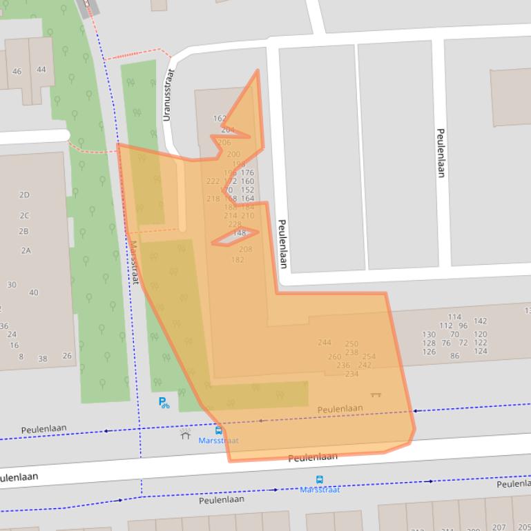Kaart van postcodegebied 3371XT.