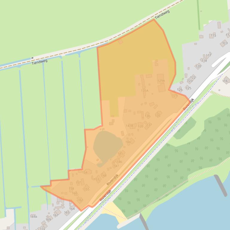 Kaart van postcodegebied 3372BK.