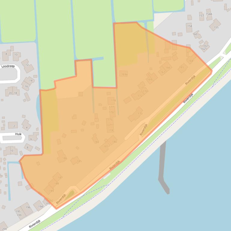 Kaart van postcodegebied 3372BL.