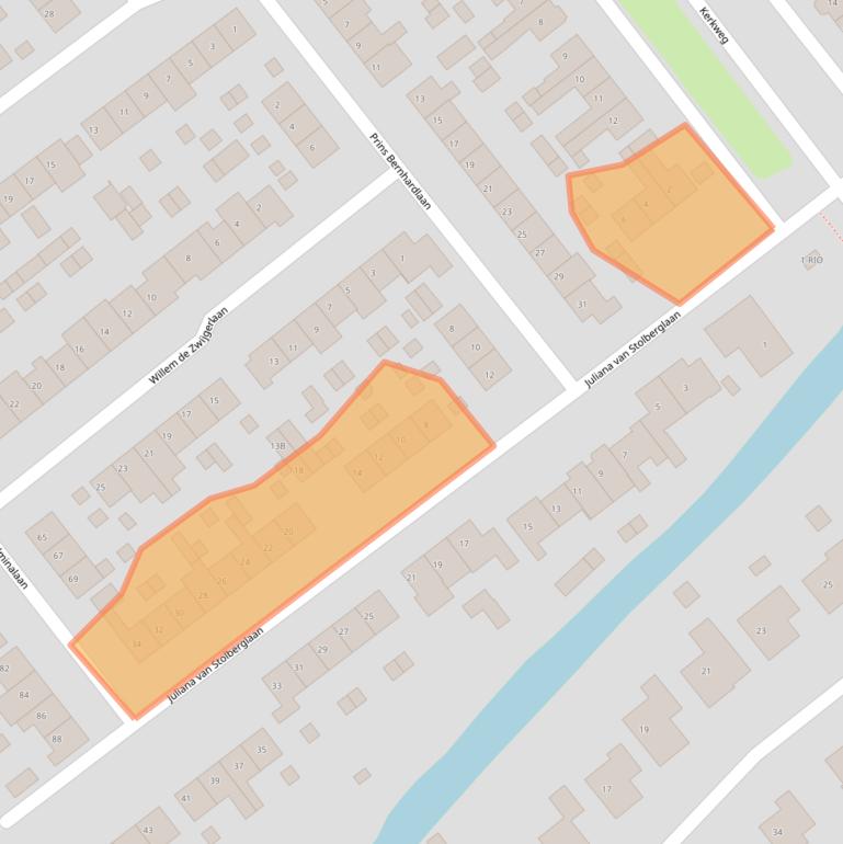 Kaart van postcodegebied 3381AP.