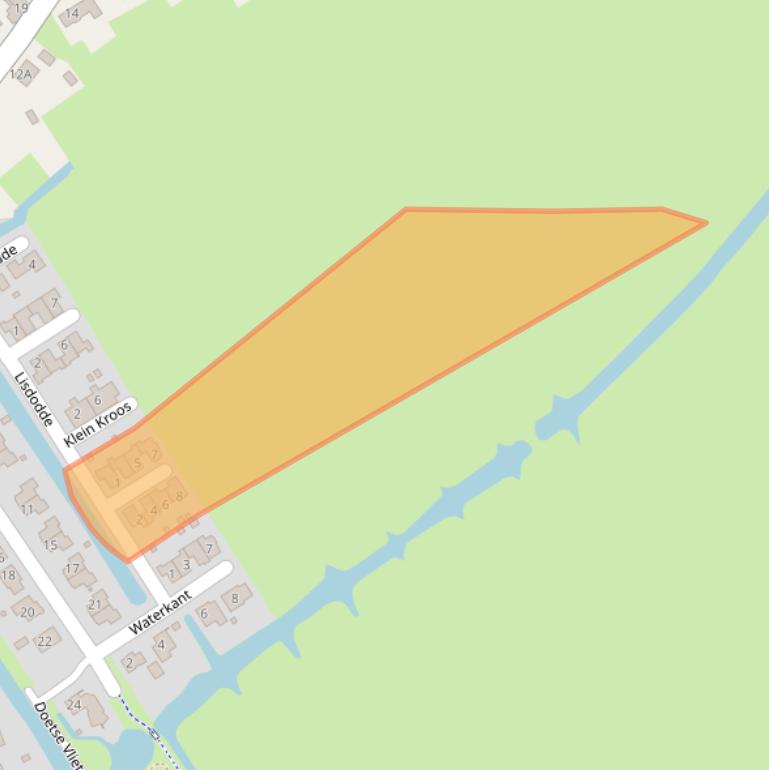 Kaart van postcodegebied 3381HD.