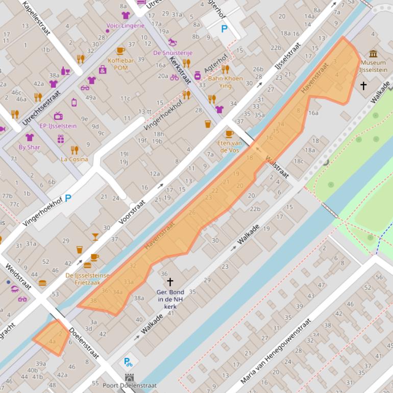 Kaart van postcodegebied 3401DM.