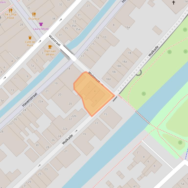 Kaart van postcodegebied 3401DP.