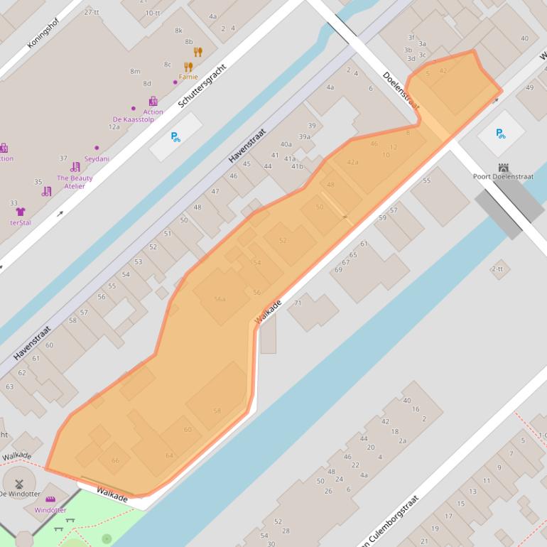 Kaart van postcodegebied 3401DT.