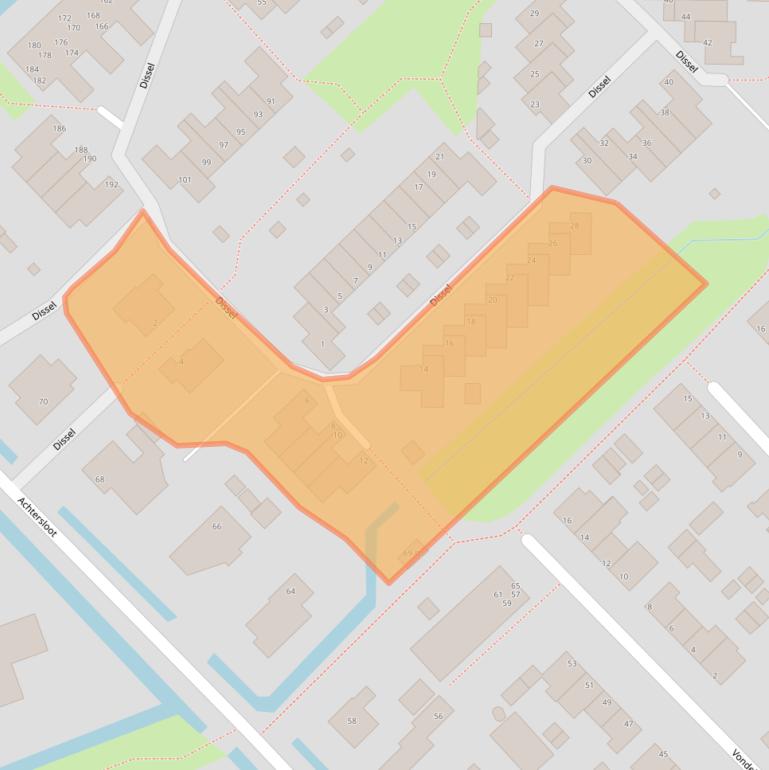 Kaart van postcodegebied 3401EE.