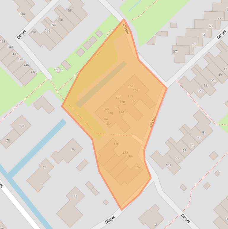 Kaart van postcodegebied 3401EL.