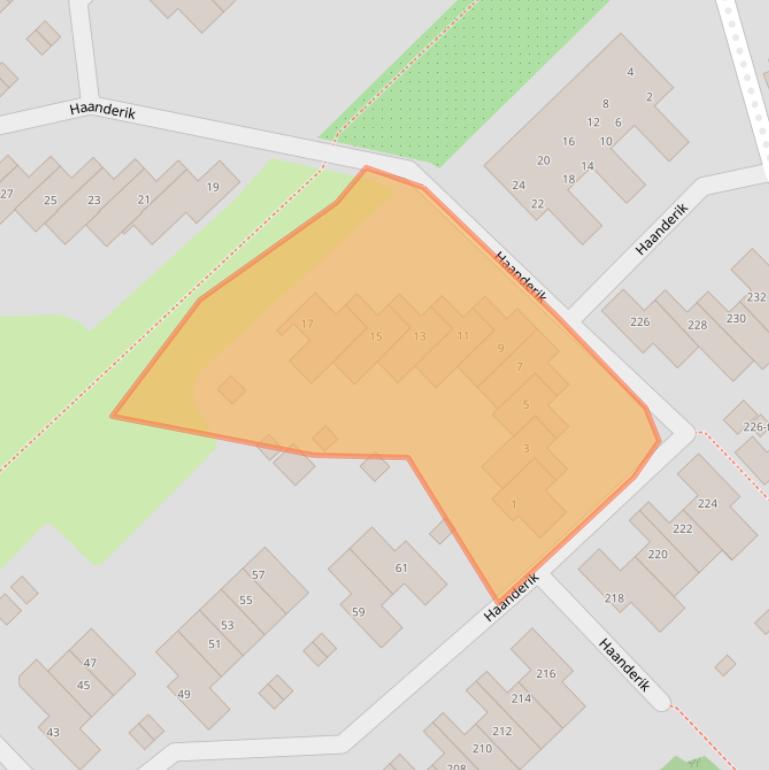 Kaart van postcodegebied 3401EM.