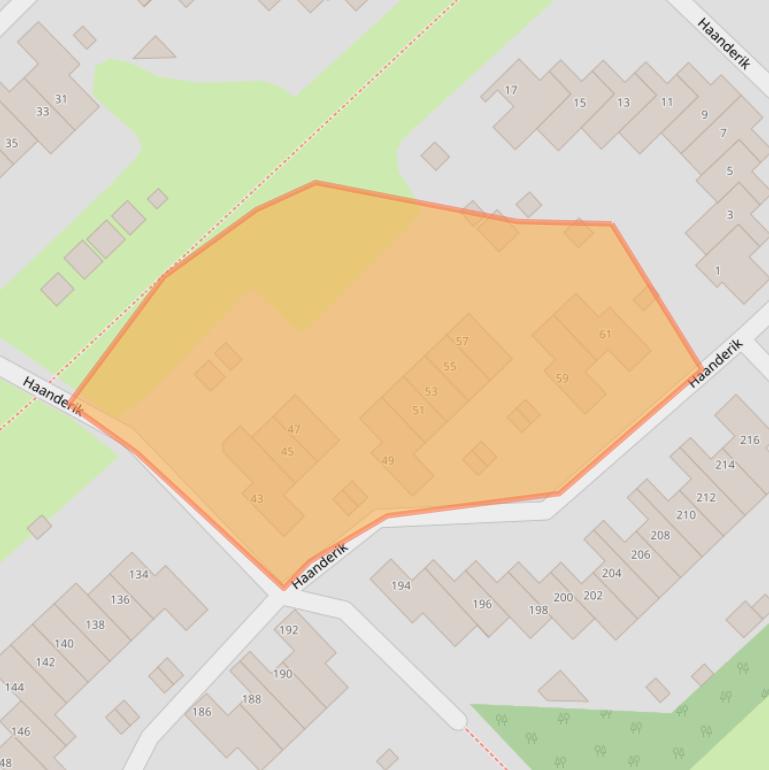 Kaart van postcodegebied 3401EP.