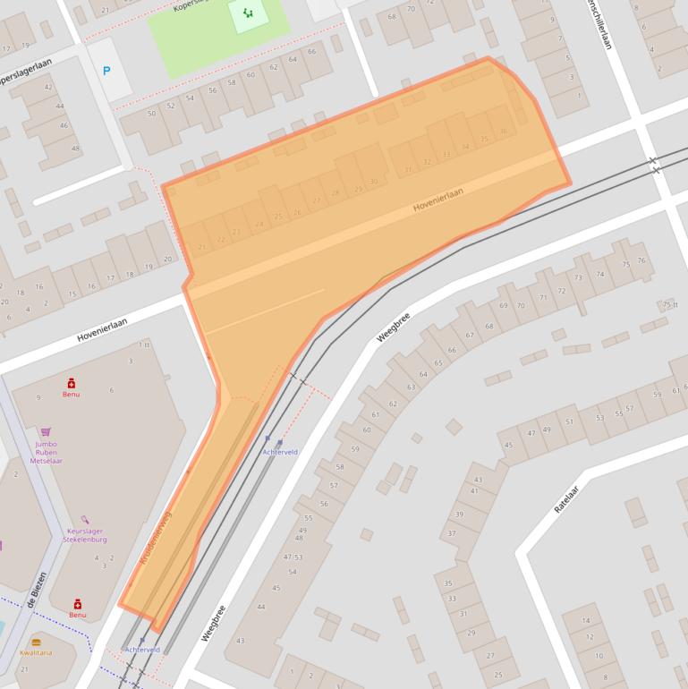 Kaart van postcodegebied 3401GB.