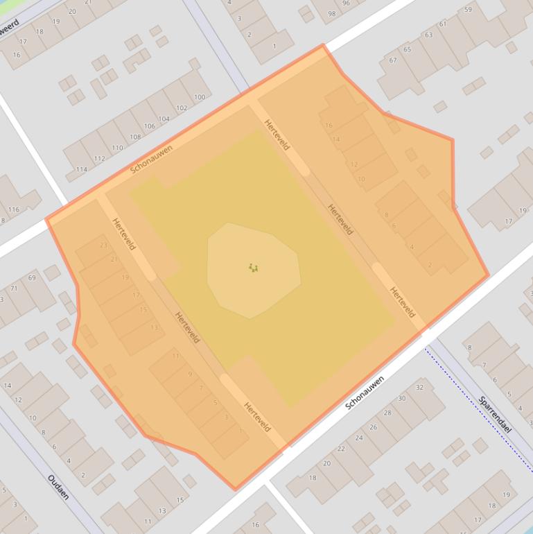 Kaart van postcodegebied 3401HL.