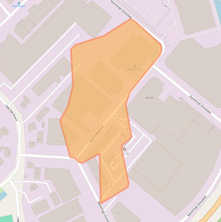 Kaart van postcodegebied 3401JB.