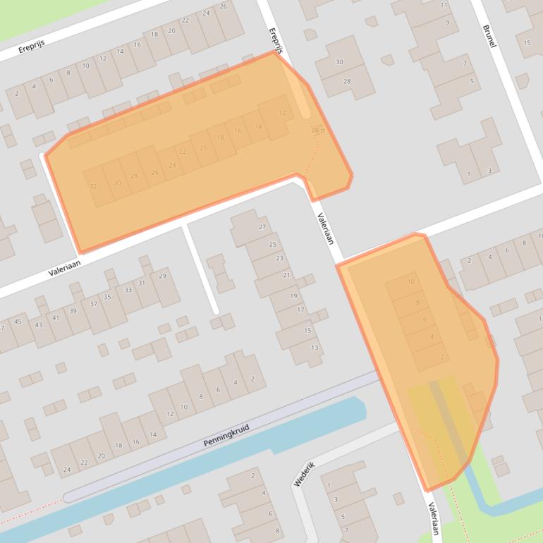 Kaart van postcodegebied 3401LE.