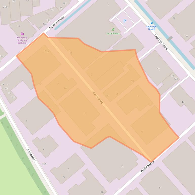 Kaart van postcodegebied 3401ME.