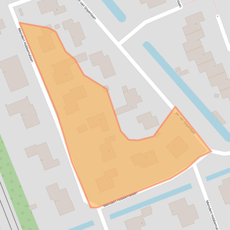 Kaart van postcodegebied 3401NB.